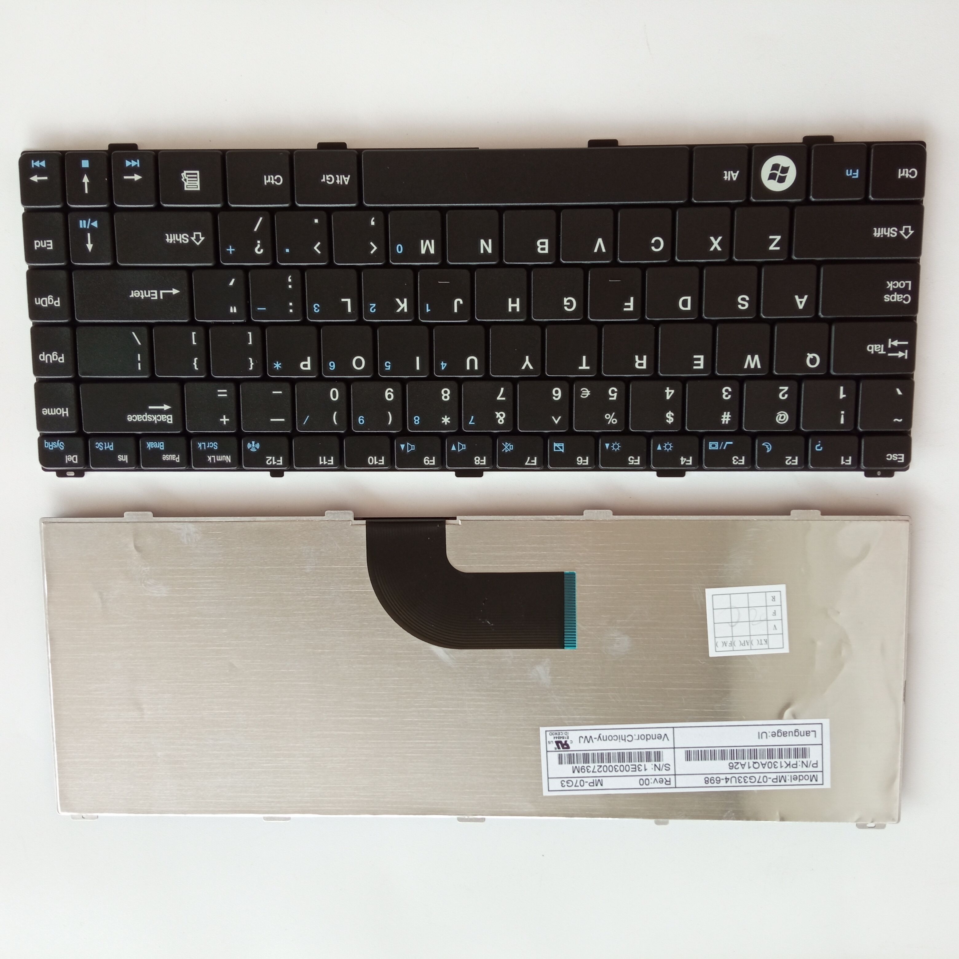 Picture of New Replacement Laptop Keyboard For BENQ S43/HCL L52/S46/i1000/i1030 BLACK US Layout